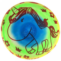 Мяч игровой Единорог д18см, радужный, ПВХ (Китай)
