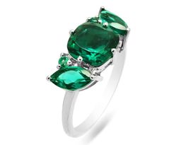 Кольцо из серебра аквамарин выращ., Диор