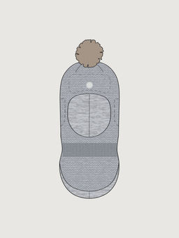 Балаклава 10з50326 серый меланж