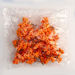 Цена за 12 шт. Декор «Жёлтые ягодки», 4×7×5 см