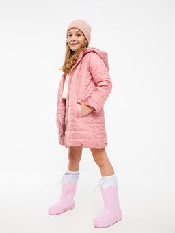 Bask?l? K?z ?ocuk Ya?mur Botu - Waikiki фото 2