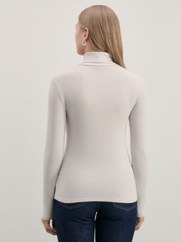 Водолазка из модала со швом / Zarina  фото 6