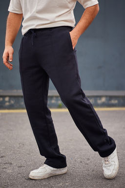 TRENDYOL MAN Lacivert Regular/Straight Kesim Dikis Detayl? Esofman Alt? TMNAW25EA00005 - Trendyolmilla фото 2