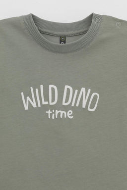 Crockid _ КР 302723/зеленый чай к552 фуфайка (футболка) д/мал яс  фото 2