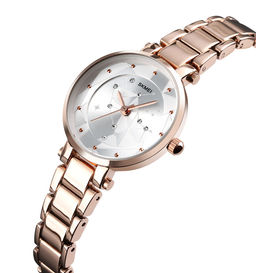 Часы наручные Skmei женские кварцевые 1411rose-gold