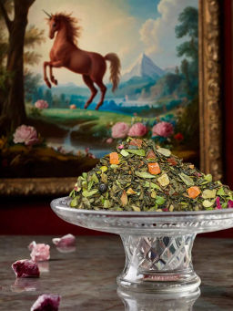 Зеленый ароматизированный чай GRUNBERG LITE  Танец единорога   фото 7