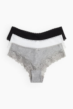 Pack de 3 bragas Hipster con encaje - H&m фото 9