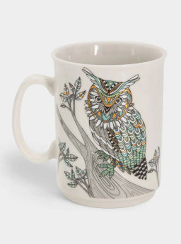 Кружка, 415 мл, фарфор N, белая, Сова, Wild - Anna lafarg фото 6