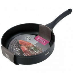 Сковорода с антипригарным покрытием д24см Flavour h6,5см, дно s4,5мм, глубокая, кованный алюминий, бакелитовая ручка, TalleR (Китай) Подходит для всех видов плит, включая индукционную. - Домашняя мода фото 2