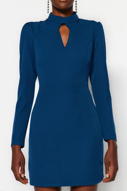 TRENDYOLMILLA K?rm?z? Mini Dokuma Yaka Detayl? Dokuma Elbise TWOAW22EL0393 фото 5