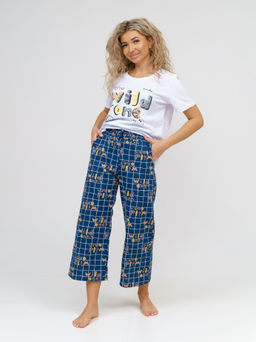 926 Пижама "Клетка/индиго"
