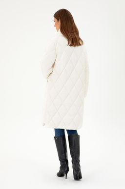 Женское кремовое пальто - U.s. polo assn фото 5