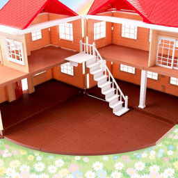 Дом для зверей «Загородный домик» с аксессуарами