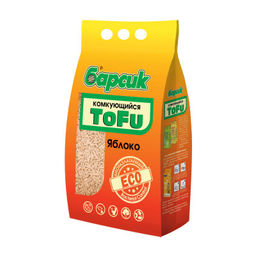 Комкующийся наполнитель TOFU Яблоко 4,54 л