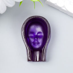 Молд пластик «Фактура головы», 5×3 см, МИКС