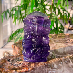 Фигурка резная "Ганеша" из Флюорита