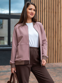 Костюм женский Модный Молочный шоколад