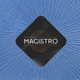 Тарелка Magistro Римини, d=27 см, стекло, синяя  фото 10