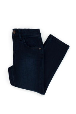 Темно-синие джинсовые брюки для мальчика Неожиданная скидка в корзине