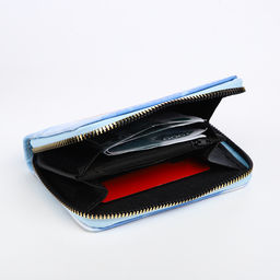 Кошелёк детский Выбражулька «Аниме», на молнии, с принтом, голубой