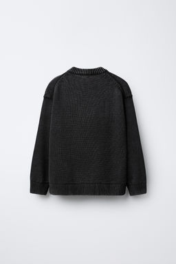 ACID WASH KNIT SWEATER - Zara фото 2