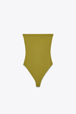 STRETCH BANDEAU BODYSUIT - Zara фото 21