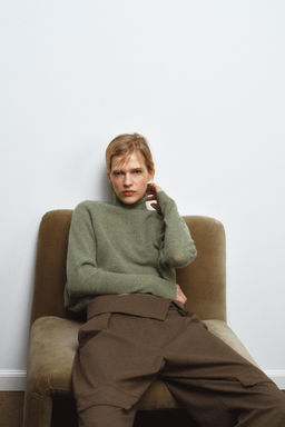 BATWING SLEEVE KNIT JUMPER - Zara фото 11