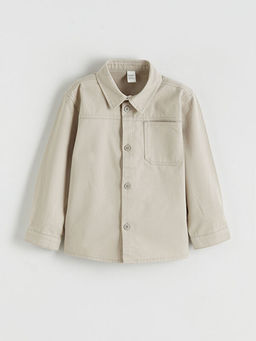 Tek Cepli Uzun Kollu Erkek ?ocuk G?mlek