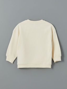 Bisiklet Yaka Bask?l? Erkek Bebek Sweatshirt - Waikiki фото 2
