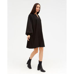 Платье женское короткое MIST: Dresses, чёрное, размер 48-50
