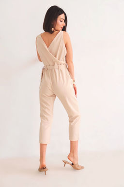 Martichelli Комбинезон хлопковый бежевый  фото 14