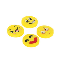 Набор ластиков фигурных Веселые смайлы 4шт в блистере микс