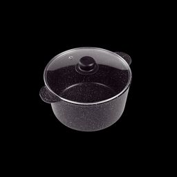 Кастрюля 3 литра, черная - Ярославна фото 5