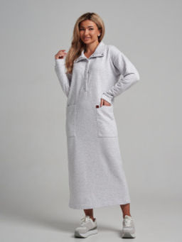 978 Платье "Меланж/серый"