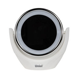 TLD-592 White/LED/13Lm/6000K/3АА Настольный светильник зеркало. На батарейках 3AA(не в/к). Сенсорный выключатель. Белый. ТМ Uniel - Volpe фото 5