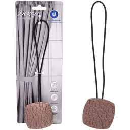 Подхват для штор на магните "Кутюрье розовое золото" 6*6см