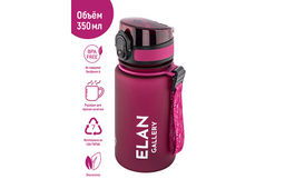 Бутылка для воды 350 мл 6,8*6,8*17 см "Style Matte" бургундия