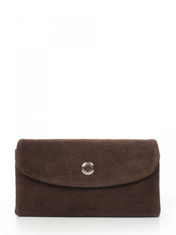 LACCOMA кошелек LA-1088-З-темно-коричневый натуральная замша