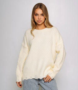 Джемпер #КТ6138 (1), кремовый