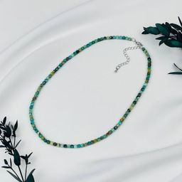 Бусы-чокер из Бирюзы 38 см +