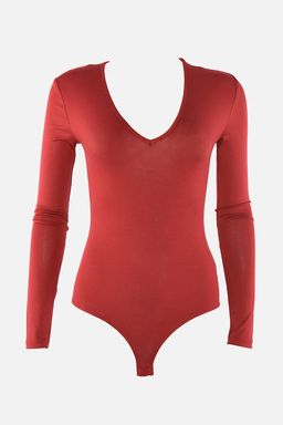TRENDYOLMILLA Siyah Derin V Yakal? C?tc?tl? Orme Body TPRAW22BD0084  фото 6