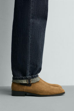 LEATHER CHELSEA BOOTS - Zara фото 5