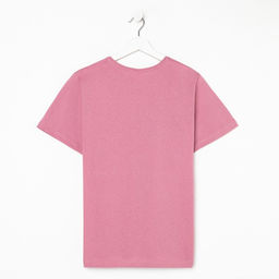 Футболка мужская, цвет розовый, размер 46