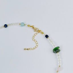 Колье из Горного Хрусталя и Самоцветов 42 см +