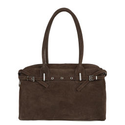 5180 coffee, Женская замшевая сумка, Barcelo Biagi