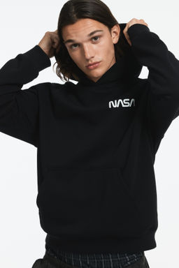 Sudadera con capucha y estampado Loose Fit - H&m фото 6