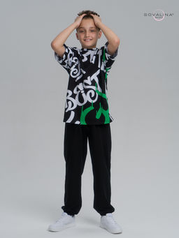 Костюм Daily men граффити бенеттон-черный - Sovalina фото 21