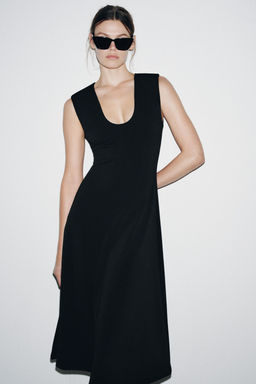 CREPE MIDI DRESS - Zara фото 5