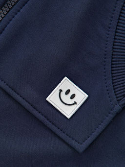 Комбинезон на молнии из футера UD 7344 т.синий - Mini maxi фото 9