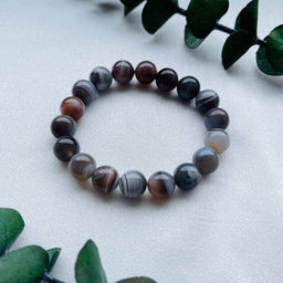 Браслет из Агата бразильского 17 см - Радуга самоцветов фото 5